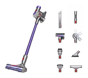 Dyson V8 Extra De-tangle Cordless Vacuum with 8 Tools