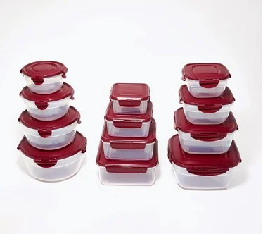 LocknLock 12-pc Nestable Bowl, Square & Zen Storage Set