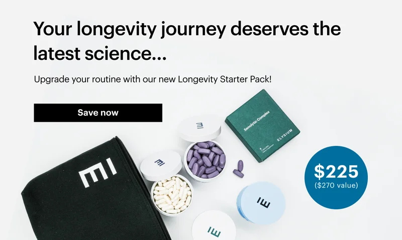 Your longevity journey deserves the latest science… | Save now