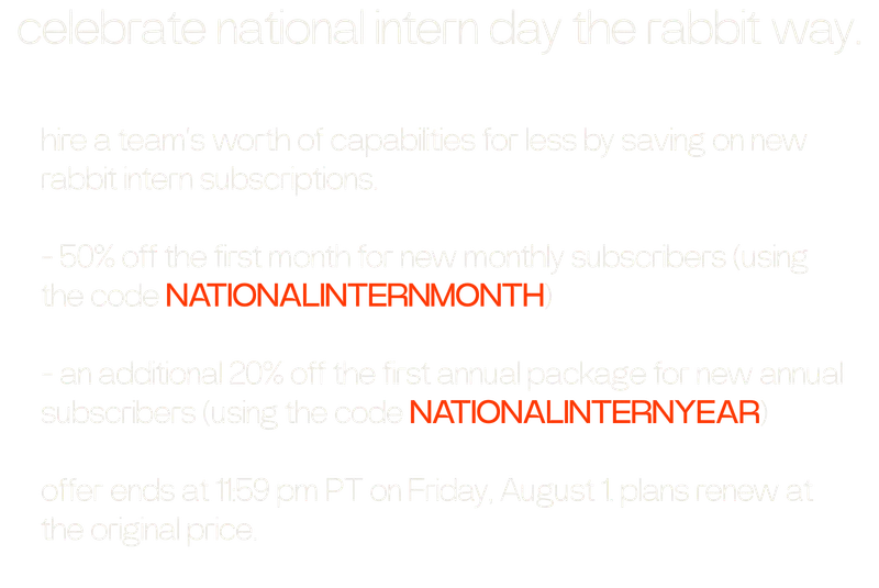 use rabbitOS intern to quickly learn new skills today.