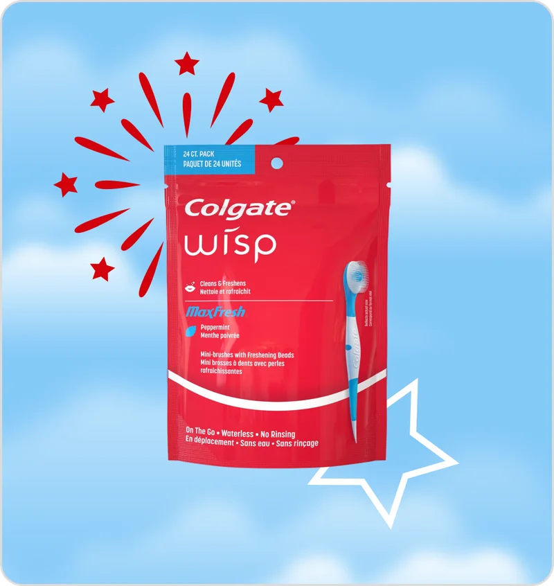 Colgate® Max Fresh® Wisp Disposable Mini Travel Toothbrushes
