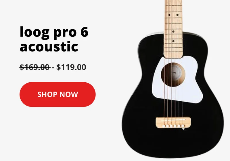 loog pro 6 acoustic $119 - shop now