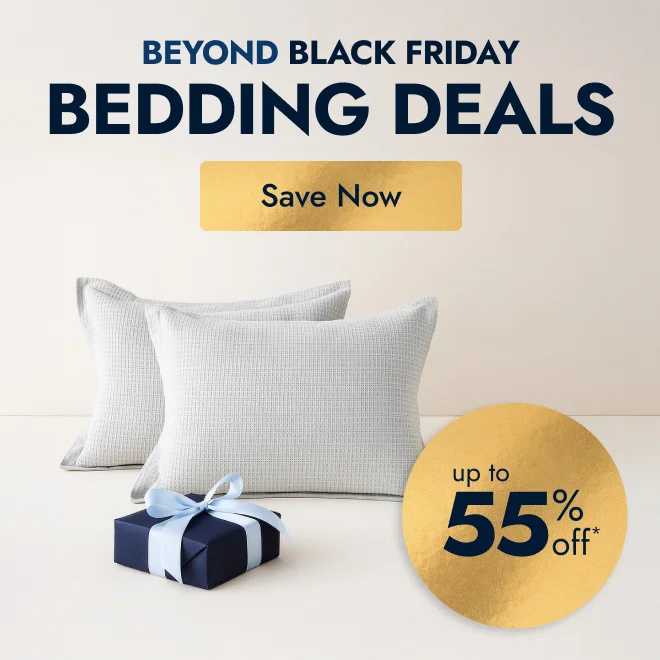 Bedding refresh? Start with up to 55% off