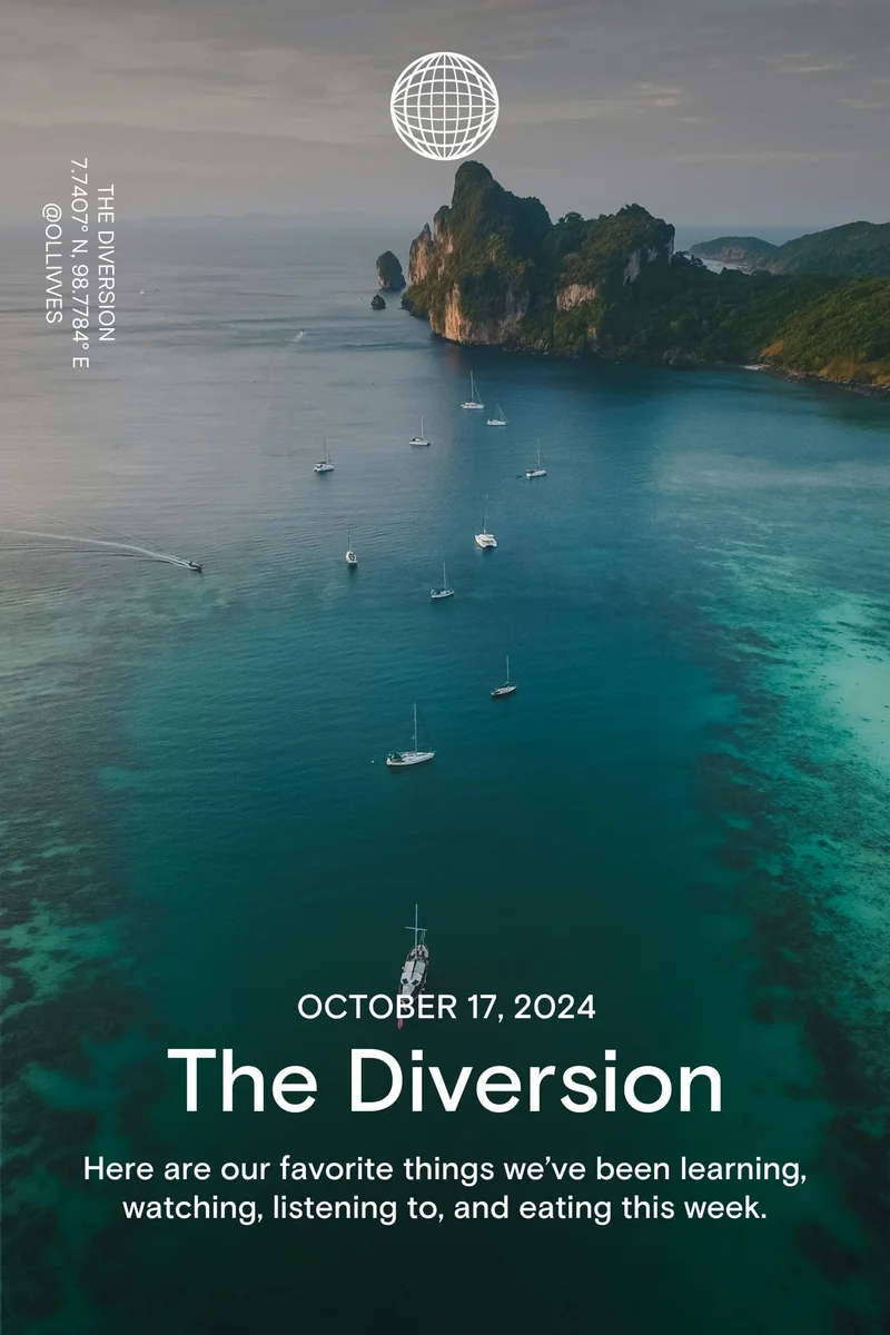 Western Rise: October 17, 2024 - The Diversion - Here are our favorite things we’ve been learning, watching, listening to, and eating this week.Western Rise: July 11, 2024 - The Diversion - Here are our favorite things we’ve been learning, watching, listening to, and eating this week.