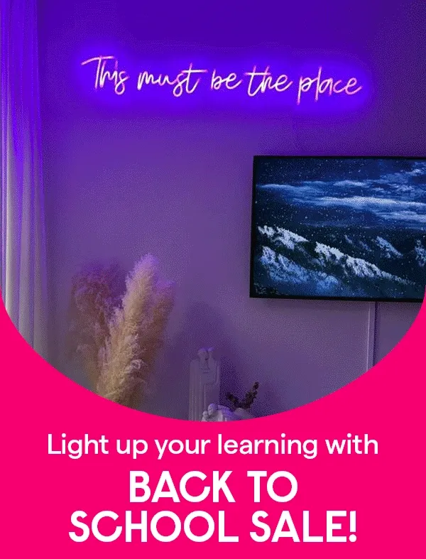 Light Up Your Learning with Back to School Sale!