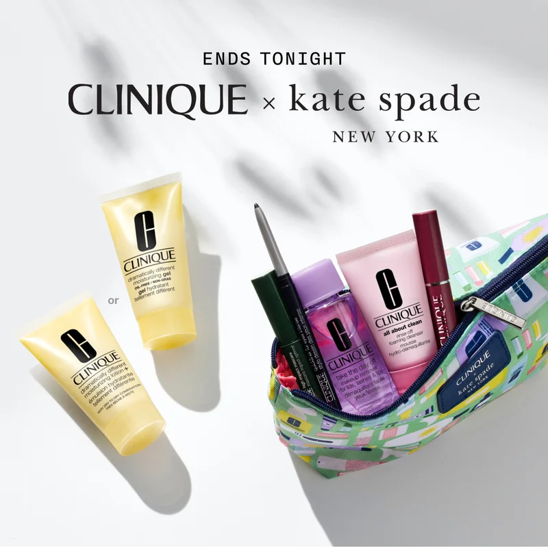 ENDS TONIGHT | CLINIQUE X KATE SPADE NEW YORK