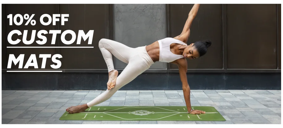 10% off Custom Yoga Mats