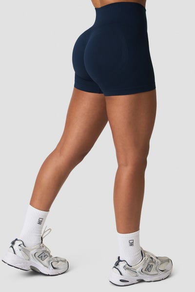 Image of Sculpt Seamless Shorts  Midnight Blue