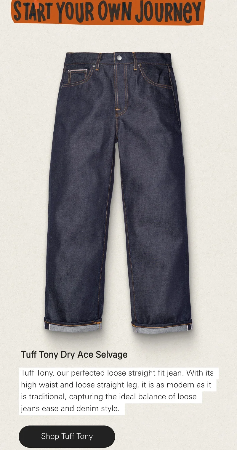 Tuff Tony Dry Ace Selvage
