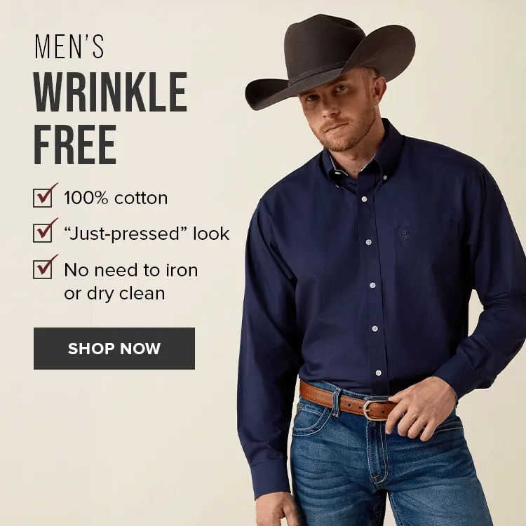 MEN'S WRINKLE FREE | SHOP NOW