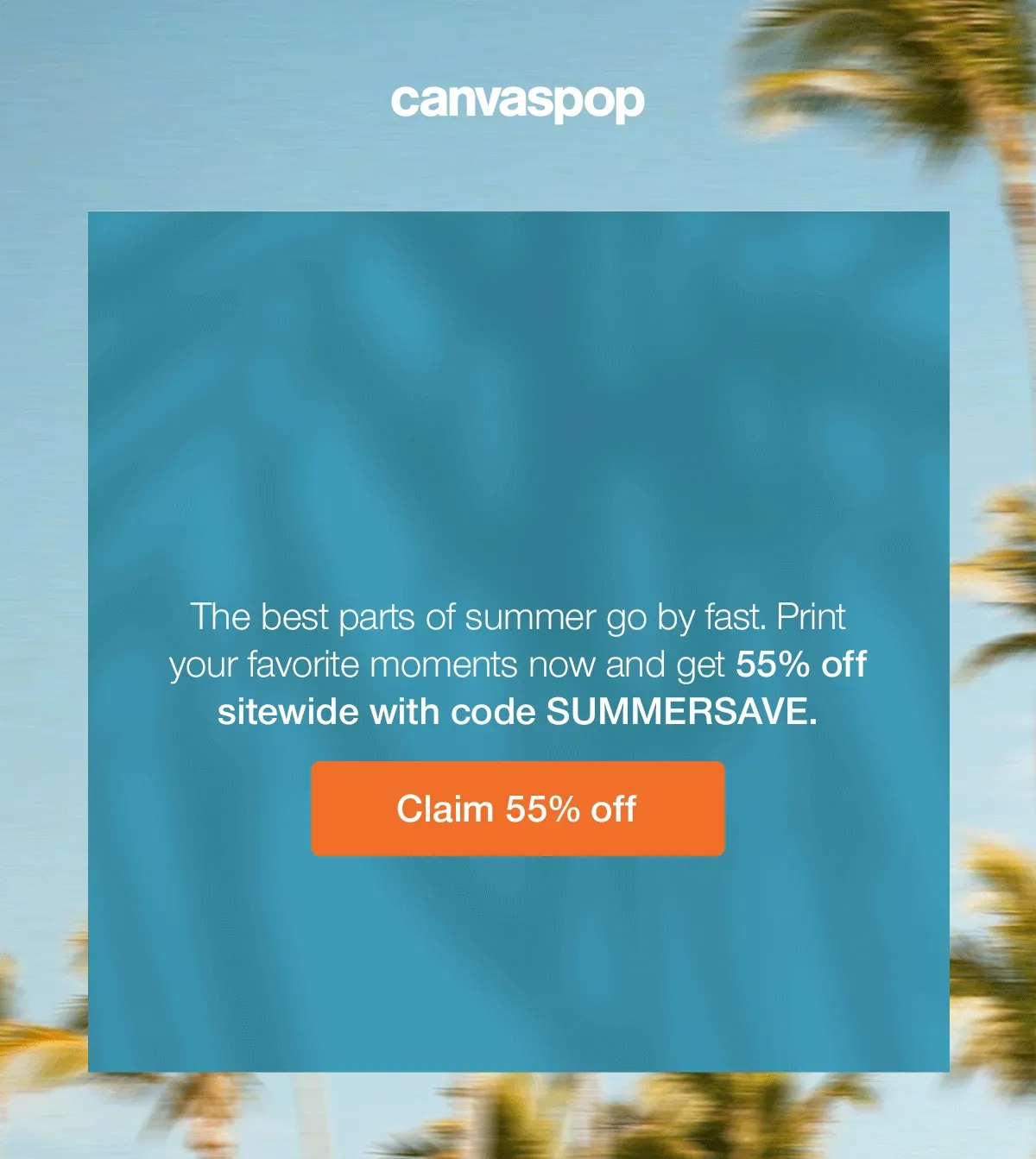 Summer memories, preserved in time. The best parts of summer go by fast. Print your favorite moments now and get 55% off sitewide with code discount code.