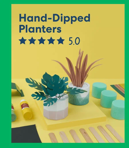 Hand-Dipped Planters