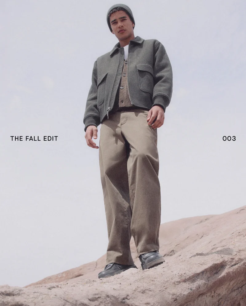 Image | The Fall Edit 003 | Model in ReWool Flight Jacket