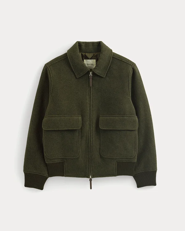 Image | ReWool Flight Jacket | Heather Beech