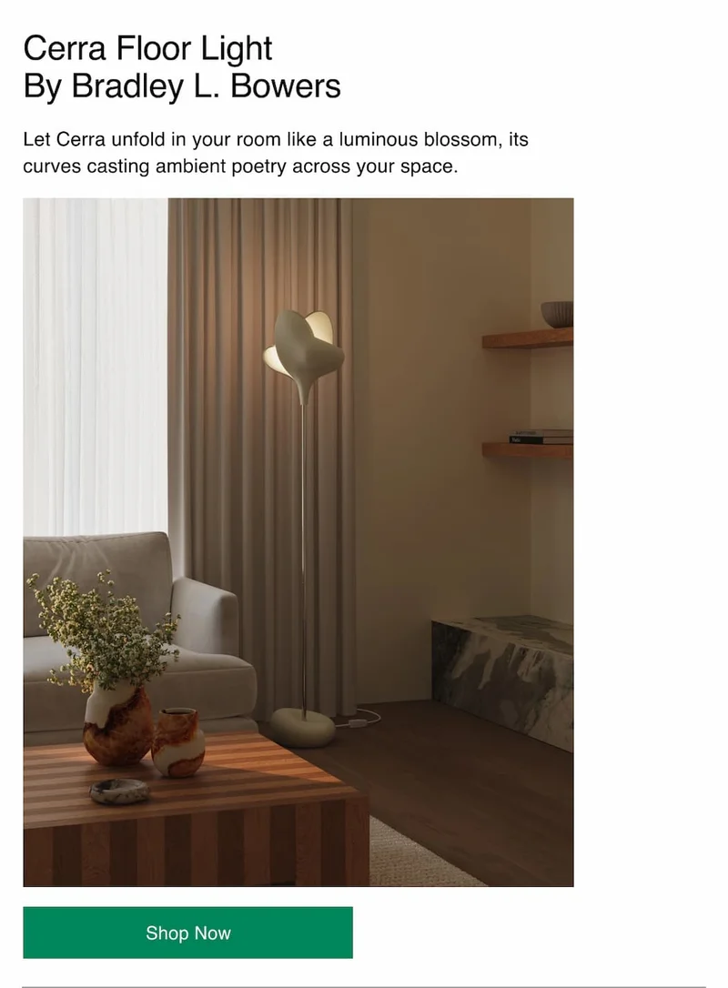 Cerra Floor Light By Bradley L. Bowers