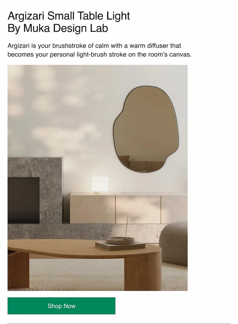 Argizari Small Table Light By Muka Design Lab