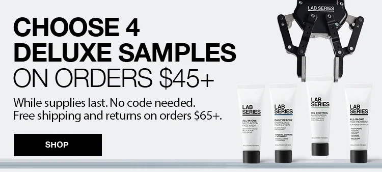 CHOOSE 4 DELUXE SAMPLES ON ORDERS $45+ | While supplies last. No code needed. Free shipping and returns on orders $65+ | SHOP