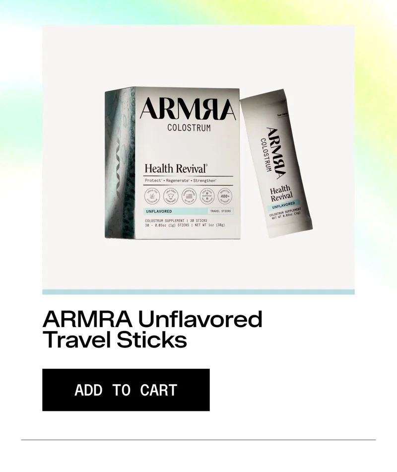 ARMRA Unflavored Travel Sticks. Add to Cart