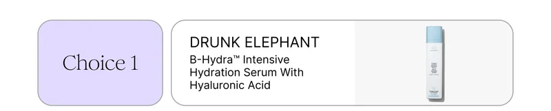 Choice 1 B-Hydra™ Intensive Hydration Serum with Hyaluronic Acid