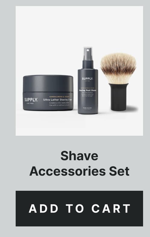 Shave Accessories Set [ Add to Cart ]