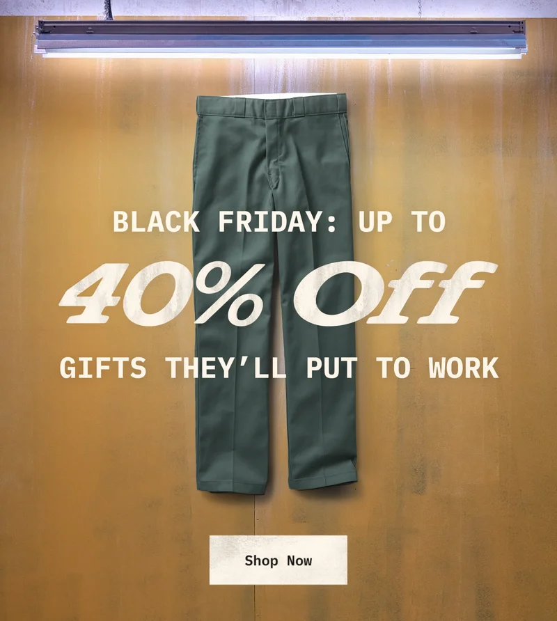 BLACK FRIDAY: UP TO 40% Off GIFTS THEY'LL PUT TO WORK. Shop Now.