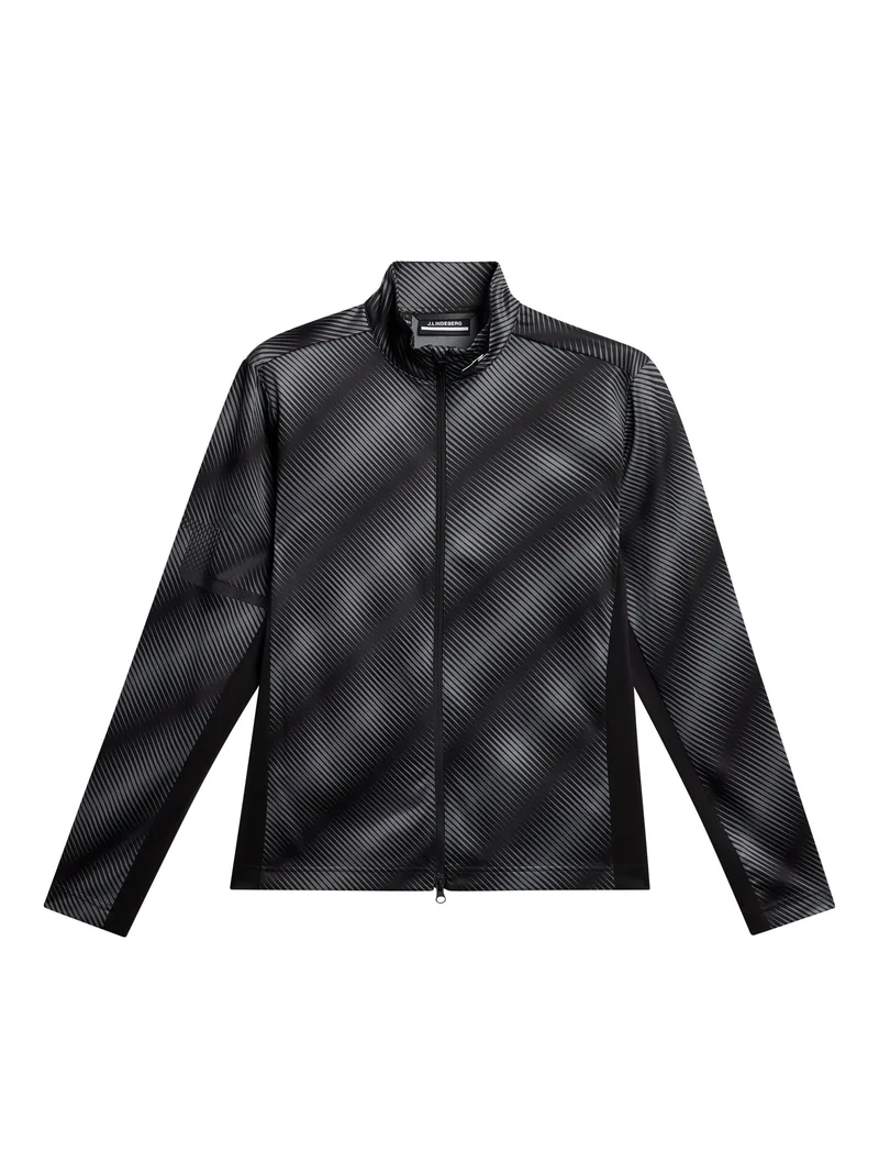 Image of Heath Print  Mid Layer / Comb Black M