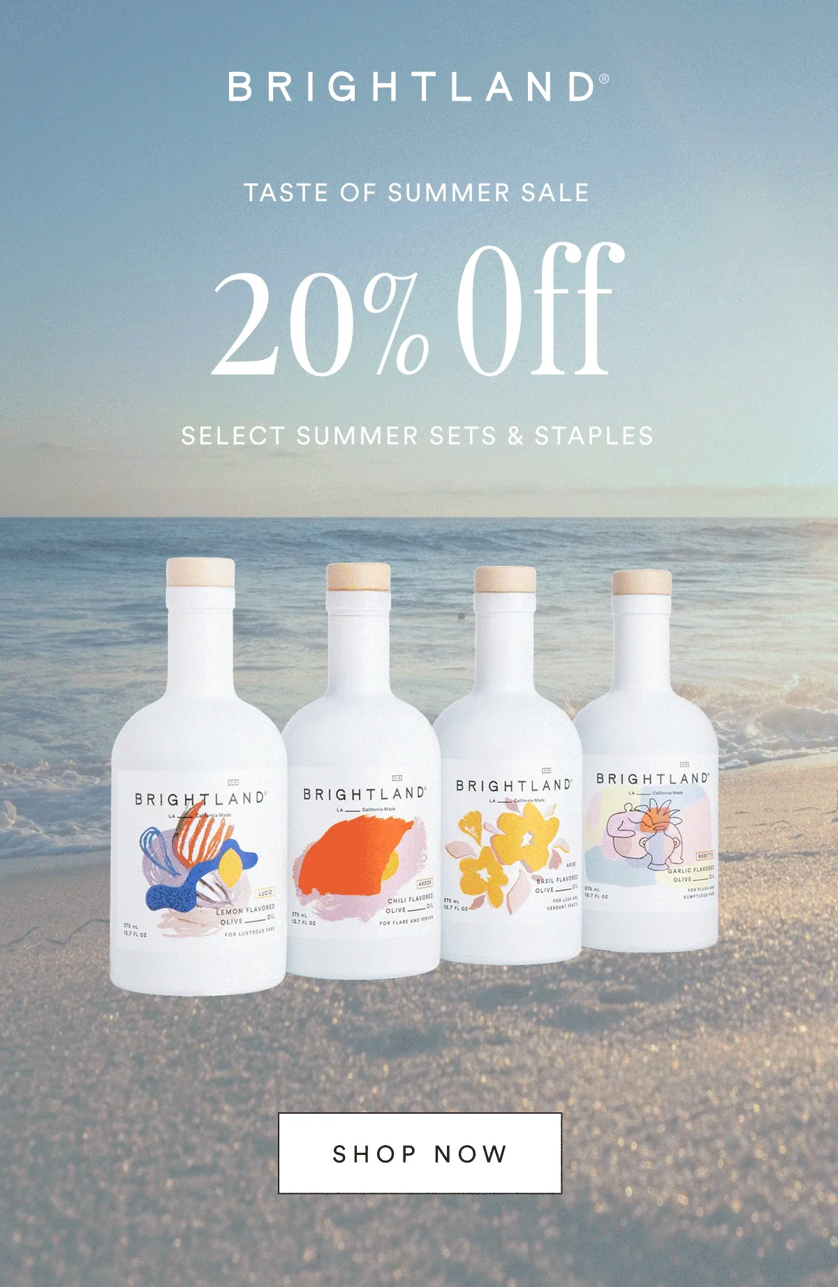The taste of summer sale. 20% Off select summer sets & staples.