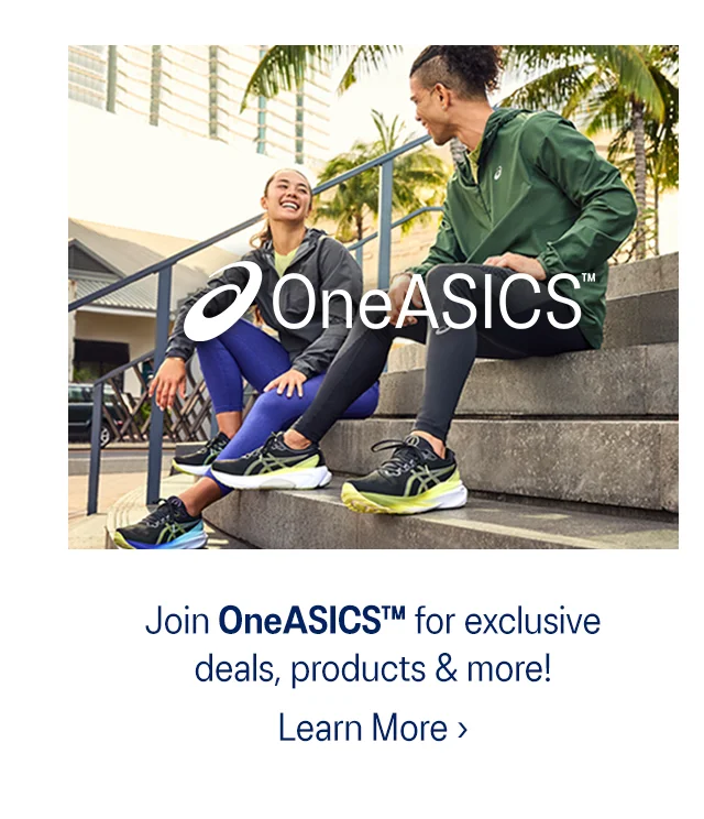 Join OneASICS for exclusive deals and more!