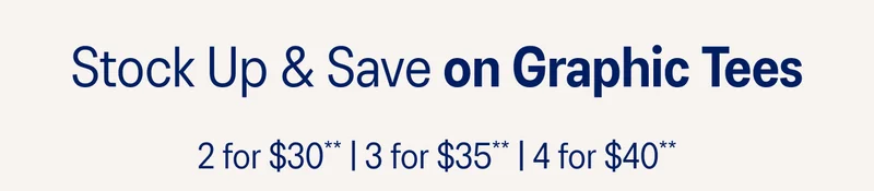 Stock Up & Save on Graphic Tees