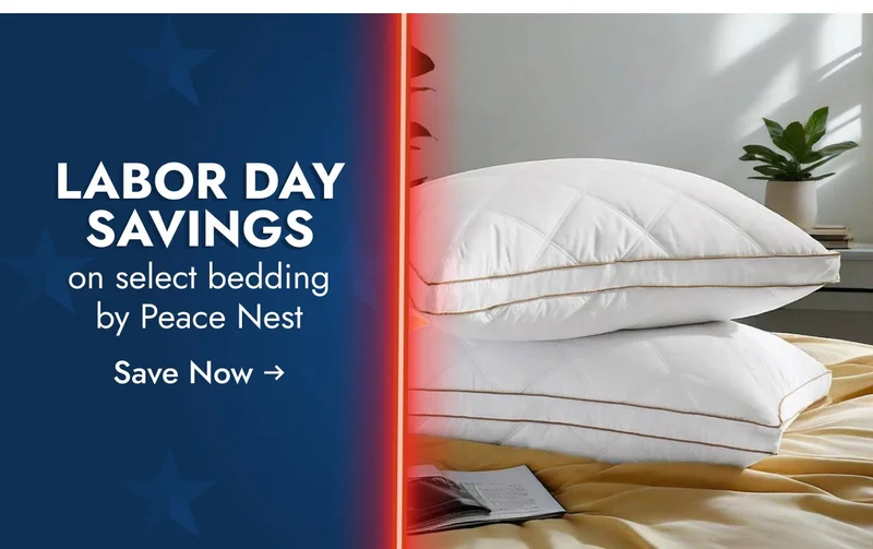 Labor Day Savings on select bedding by Peace Nest*