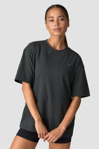 Image of Everyday Cotton T-shirt Grey Melange