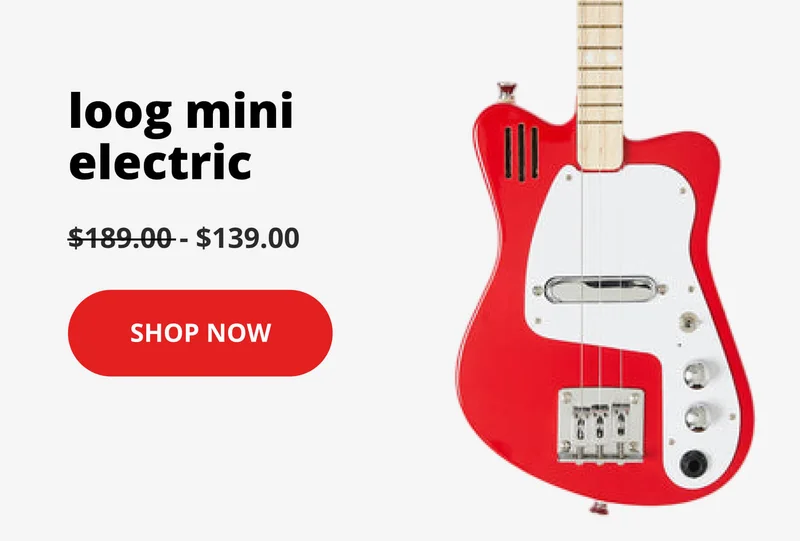 loog mini electric $139 - shop now