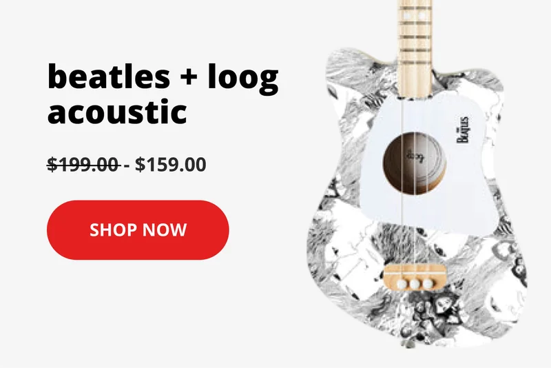 beatles + loog acoustic $159 - shop now