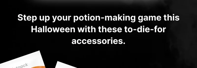 Step up your potion-making game this Halloween with these to-die-for accessories.