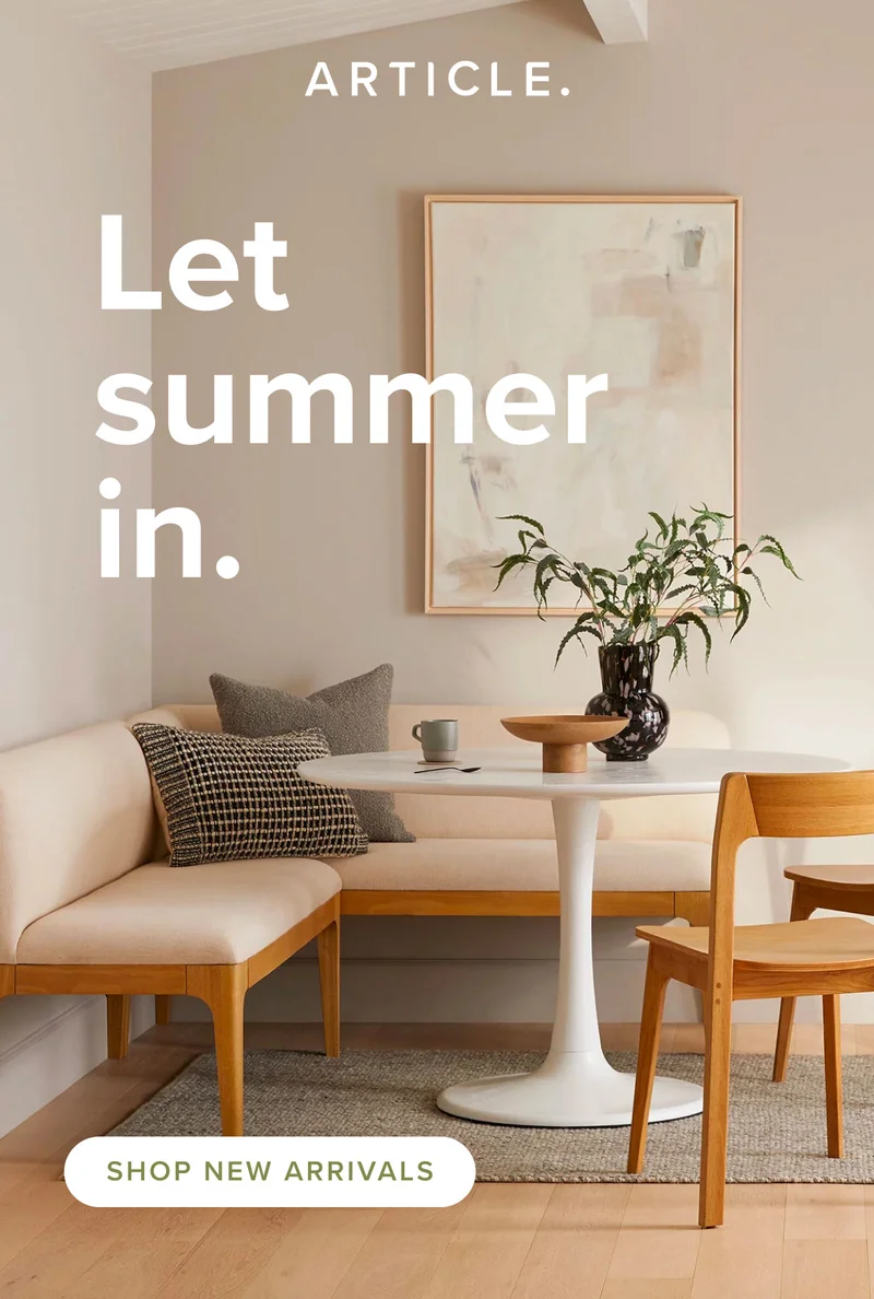 Let summer in. Shop new arrivals.