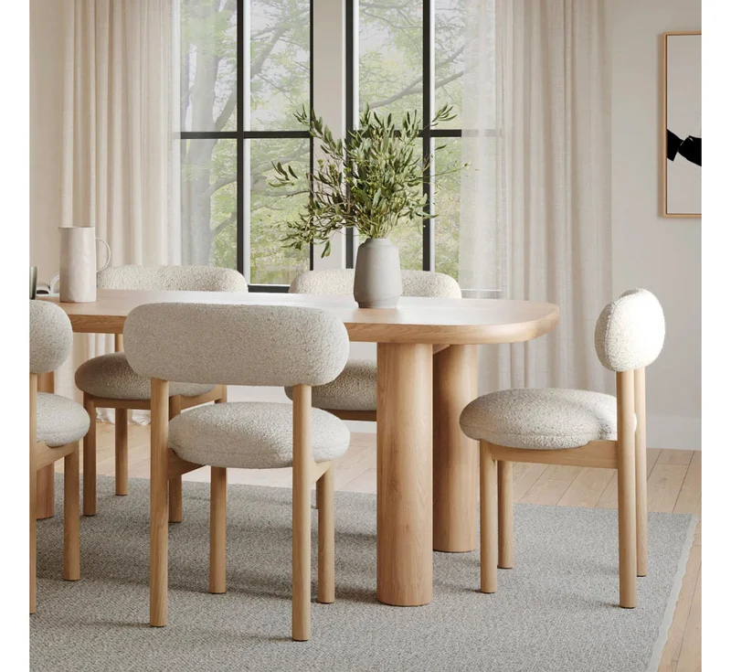 Everything is a comfort meal with these cozy, rounded forms.