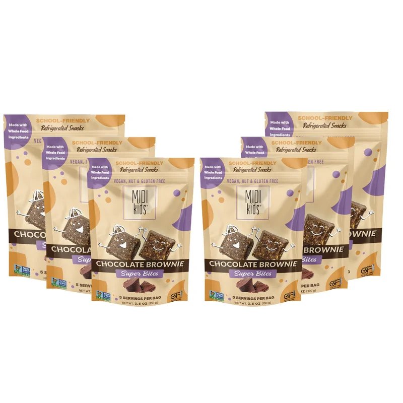 Image of Chocolate Brownie Super Bites - Nut Free Kids Snack (6-pack)