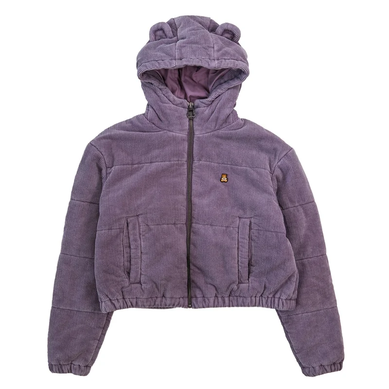 Image of Bear Ear Crop Puffer Jacket
