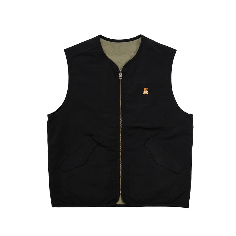 Image of Quilted Bear Reversible Padded Vest