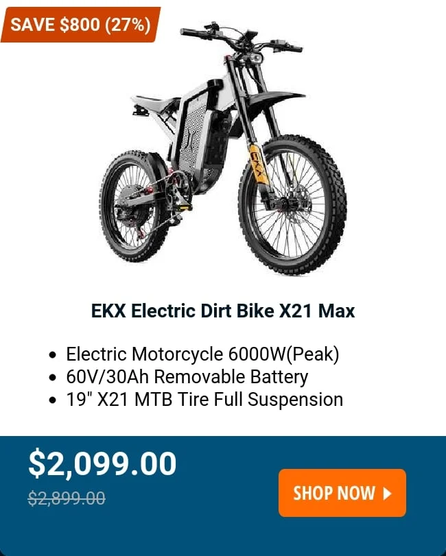 EKX Electric Dirt Bike X21 Max