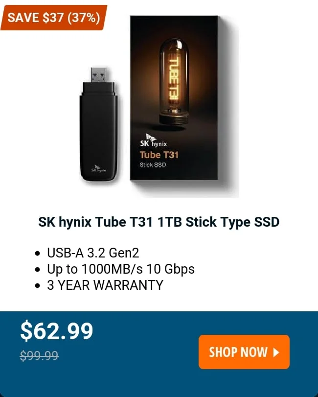 SK hynix Tube T31 1TB Stick Type SSD