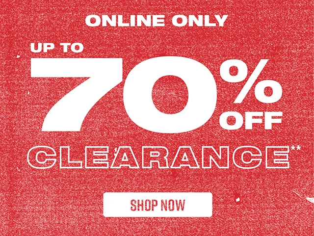 Online Only Up to 70% Off Clearance. Shop Now