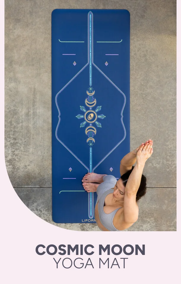 Cosmic Moon Yoga Mat