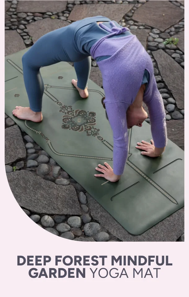 Deep Forest Mindful Garden Yoga Mat