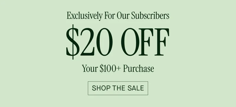 $20 Off Your $100 Purchase
