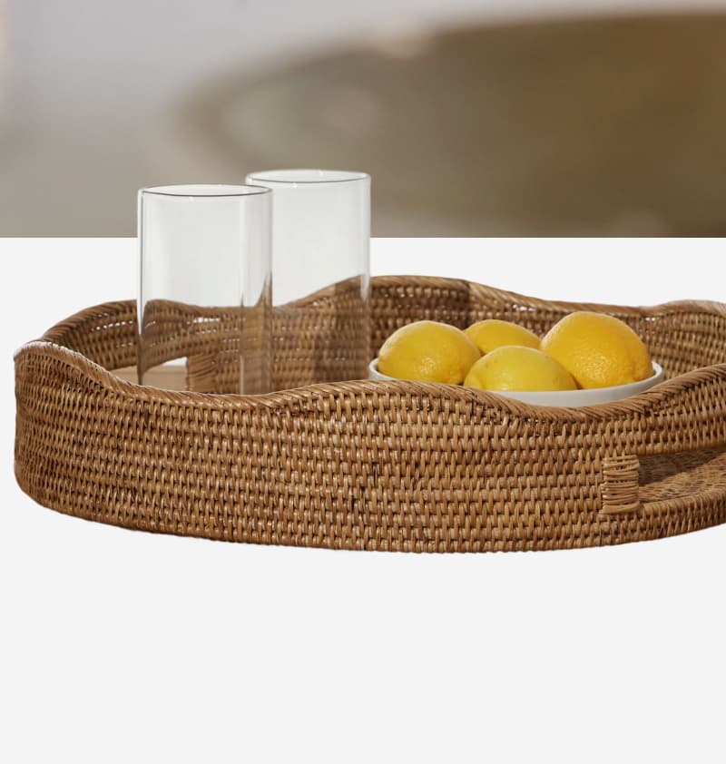 Shop Tyna Rattan Tray