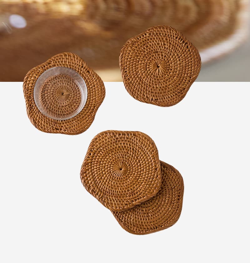 Shop Tyna Rattan Coasters