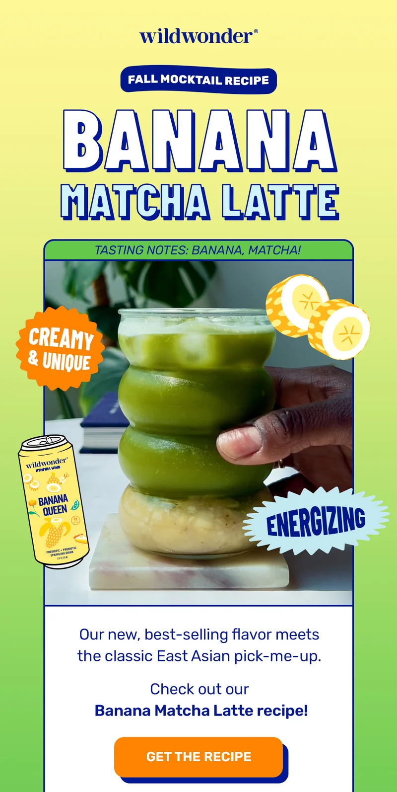 Banana Matcha Latte