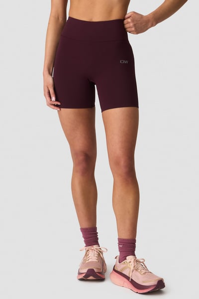 Image of Mirage Cardio Midi Shorts Maroon Red