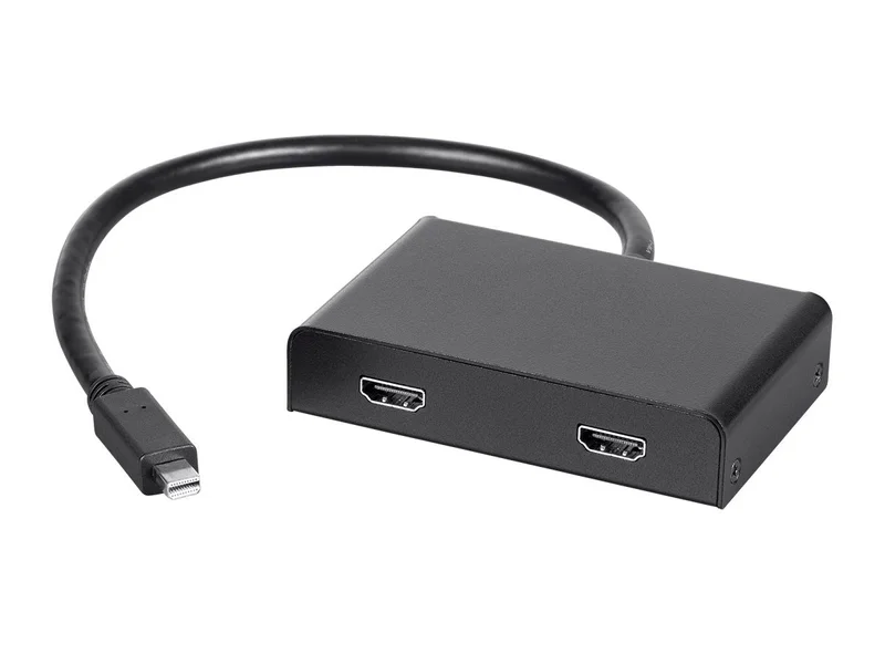2-Port Mini DisplayPort 1.2 to HDMI Multi-Stream Transport (MST) Hub